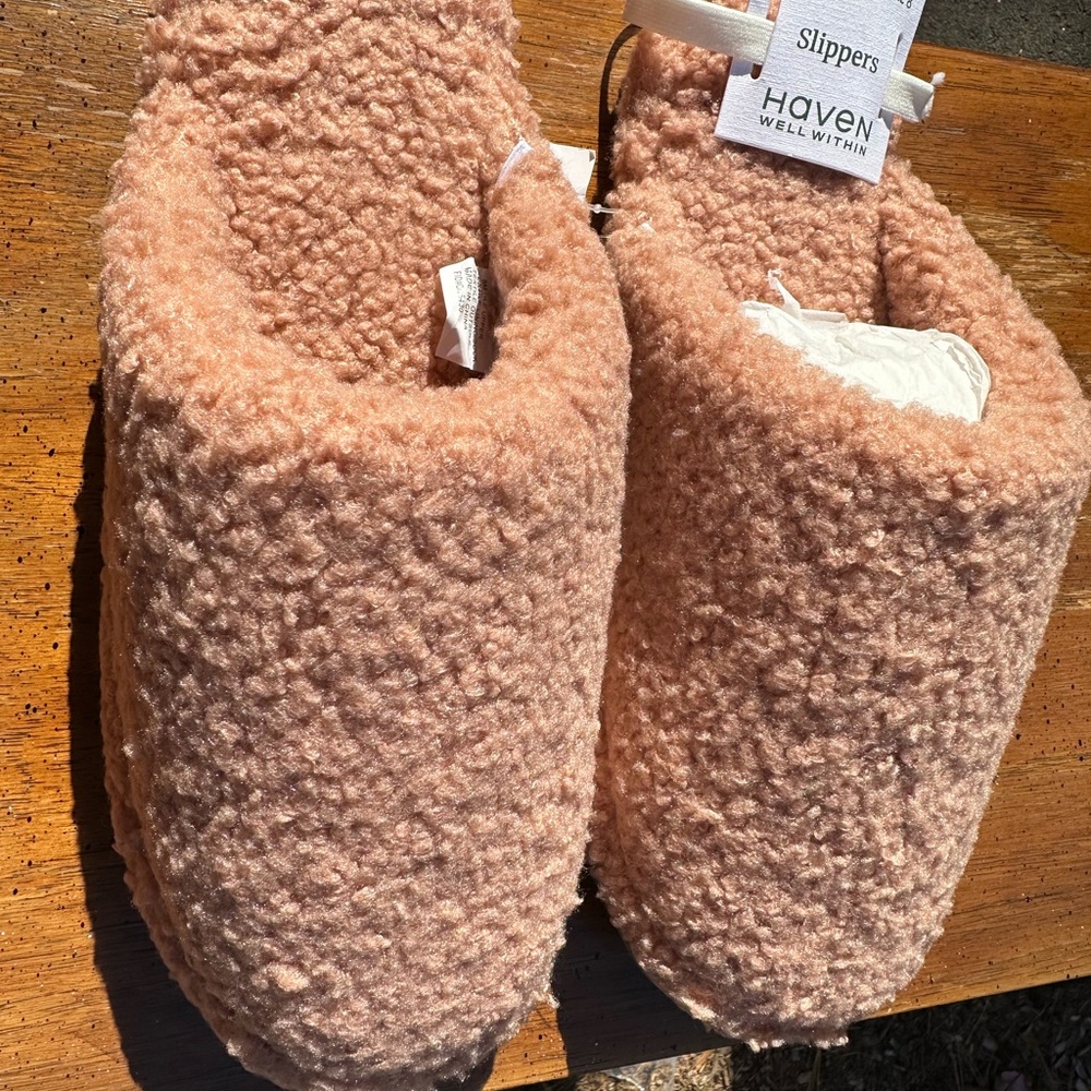 Haven Well Within Women's Cozy Tan Slippers